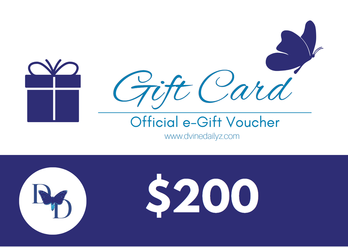 Dvine Dailyz Gift Card