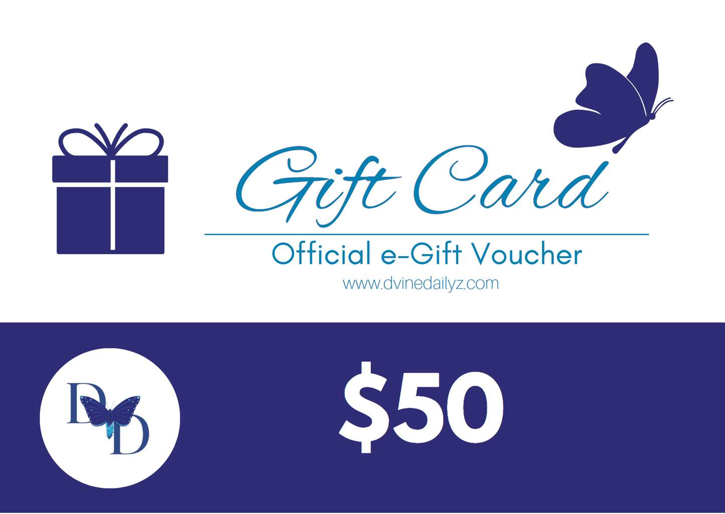 Dvine Dailyz Gift Card